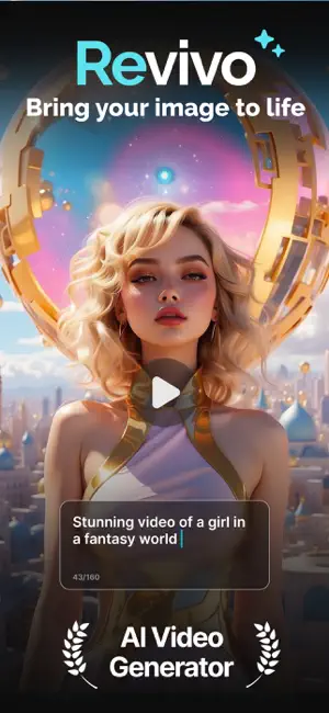 AI Video Art Generator: REVIVO screenshot 1