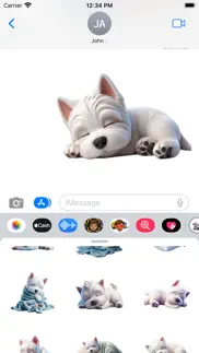 sleeping westie stickers problems & solutions and troubleshooting guide - 4