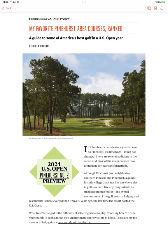 Screenshot #6 pour Golf Digest Magazine