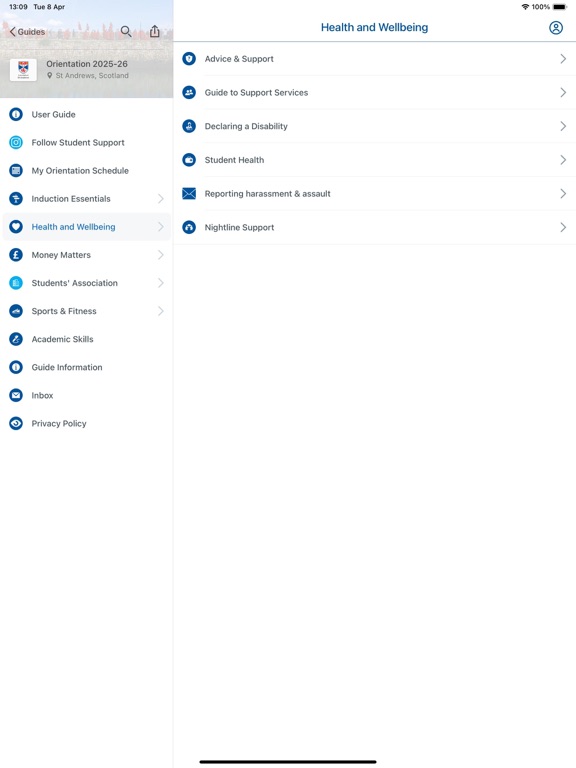 App screenshot