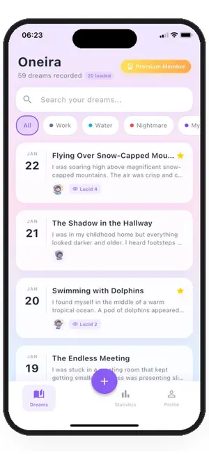 Oneira - Dream Journal screenshot 2