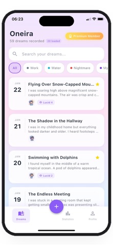 Oneira - Dream Journal Screenshot 2 of 6