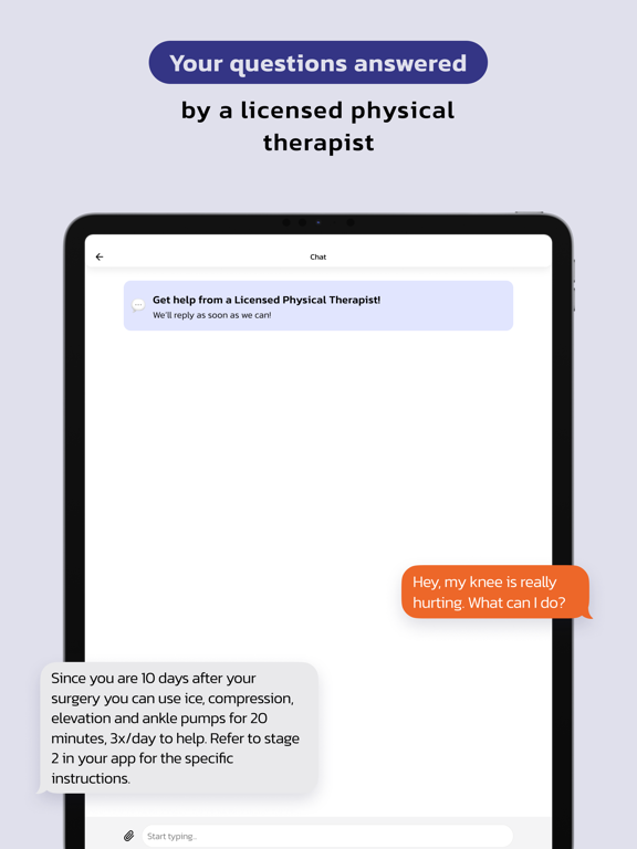 Physical Therapy: ACL & Knee iPad screenshot 5 - Medical app