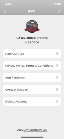 UA 125 iPhone screenshot