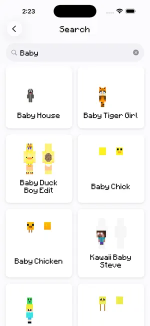 Baby Skins for Minecraft PE screenshot 1