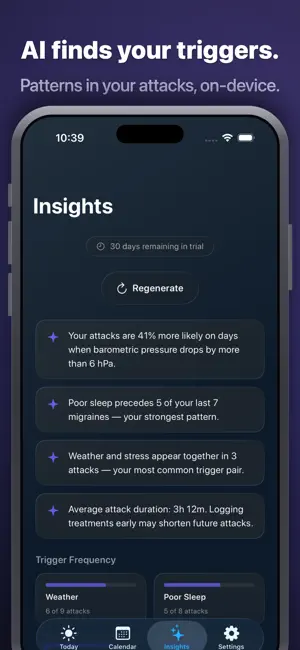 Migraine Weather Tracker screenshot 2