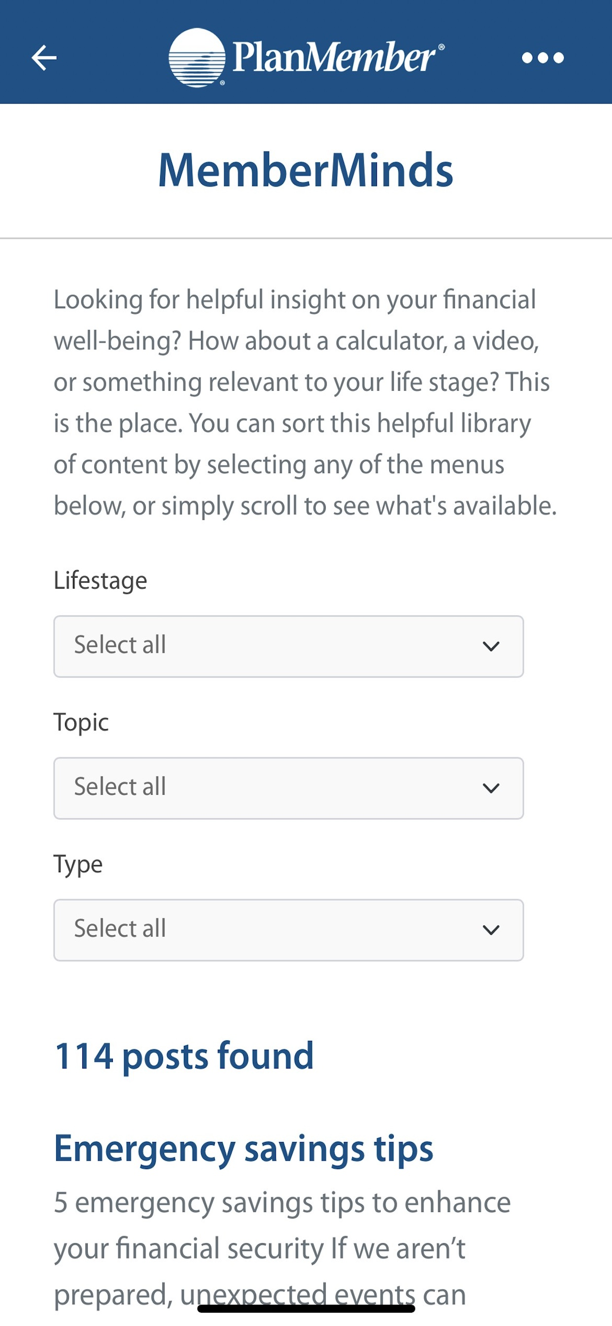 myPlanMember™