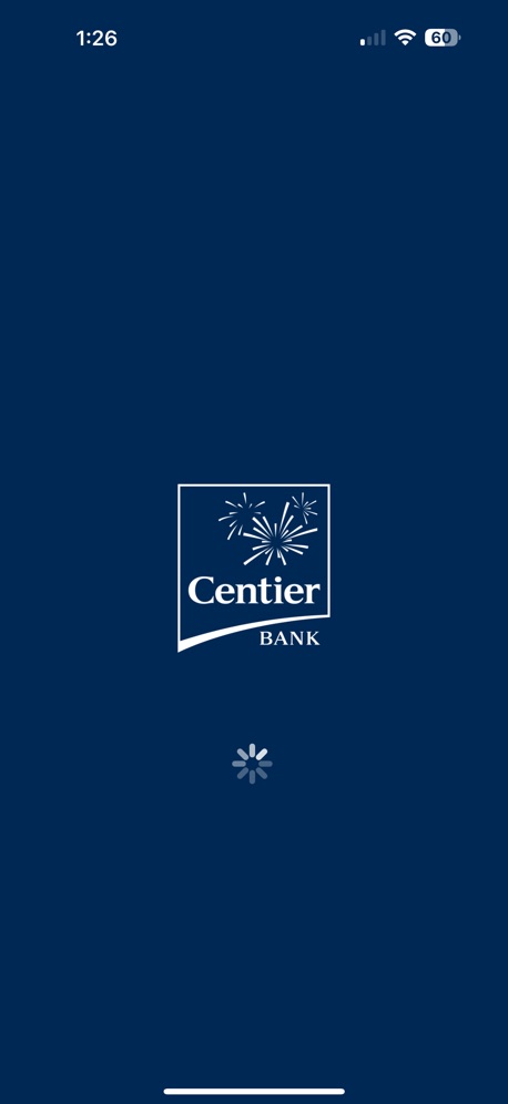 Centier Bank App Store screenshot 1, no headline. No words at all.
