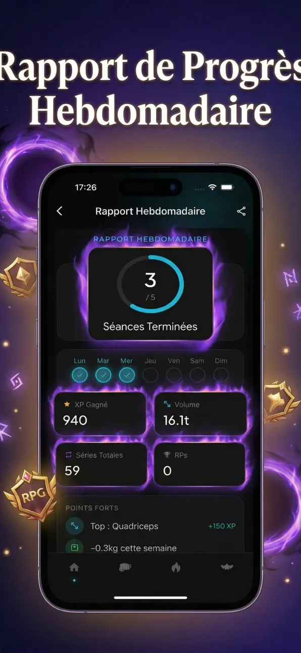 GymLevels: Ranked Gym Workouts iOS Mod IPA screenshot 5 - iOS app interface