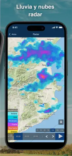 Captura de pantalla de Meteoblue Tiempo Y Mapas en iPhone 3