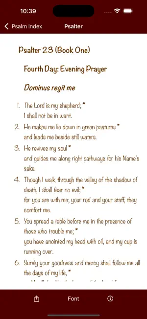 Psalter screenshot 4