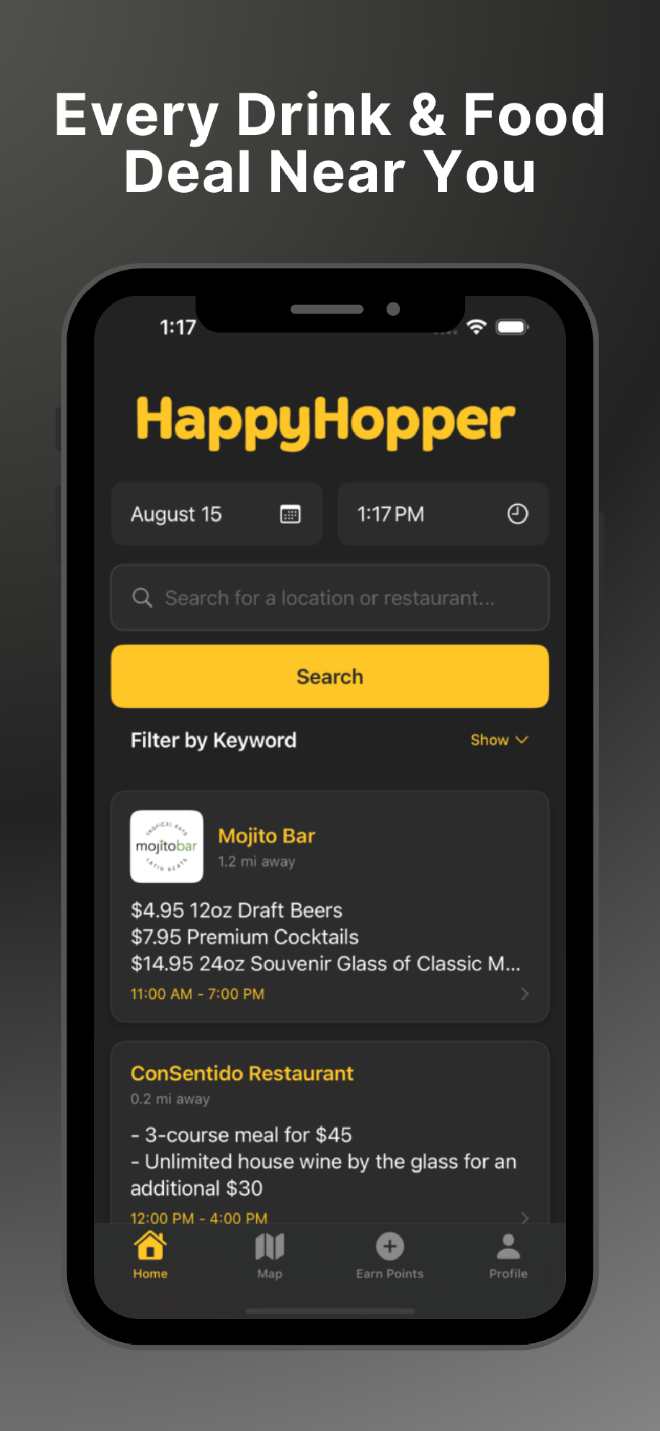 HappyHopper: Find Happy Hours