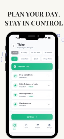 Ticko: Focus & To-Do Planner Screenshot 2 of 9
