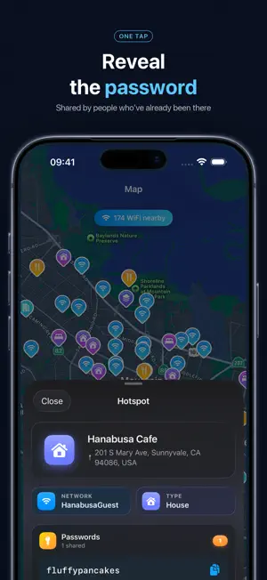 WifiPass Map screenshot 3