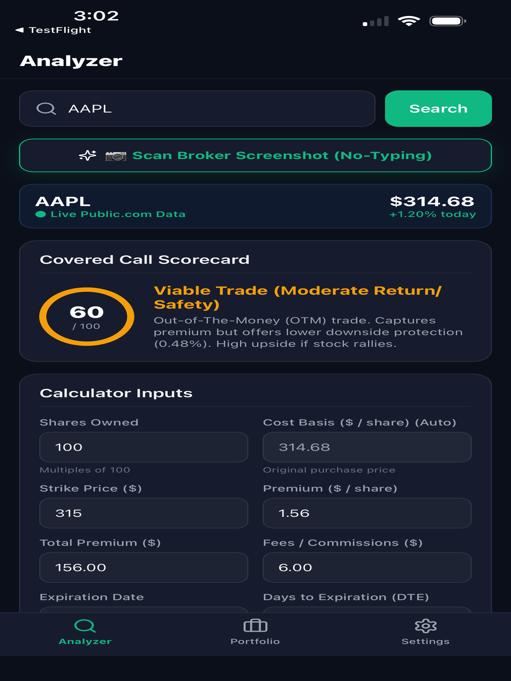 CoveredProfit: Covered Calls screenshot 9