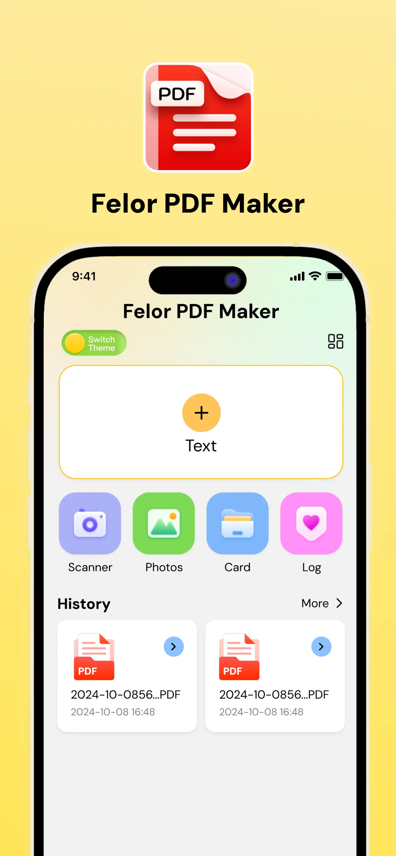 Felor PDF Maker-Save&View screenshot 1