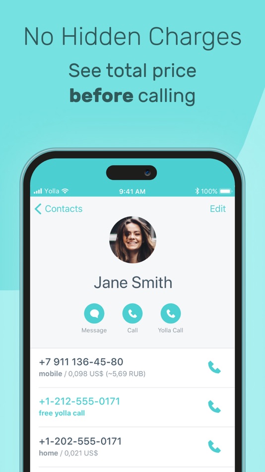 #4. International Calling - Yolla (iOS) 由: Yolla Calls International