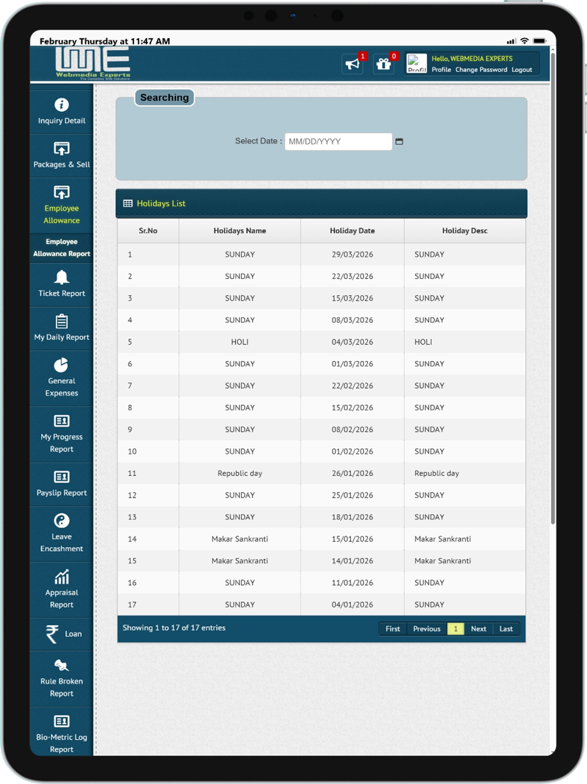 Webmedia Experts screenshot 7