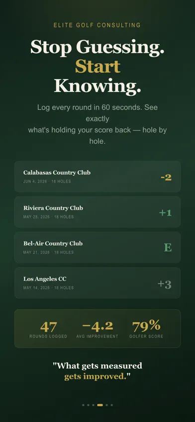 Elite Golf Consulting screenshot 4