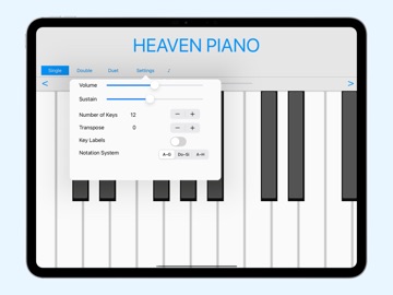 Heaven Piano iPad screenshot