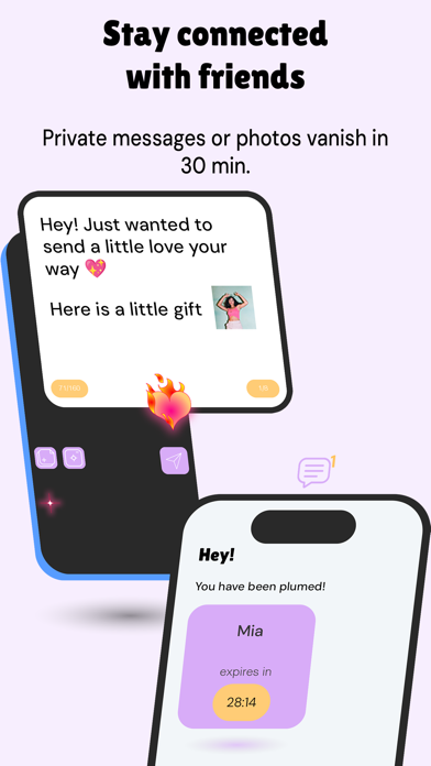 Plume - secure photo sharing Screenshot