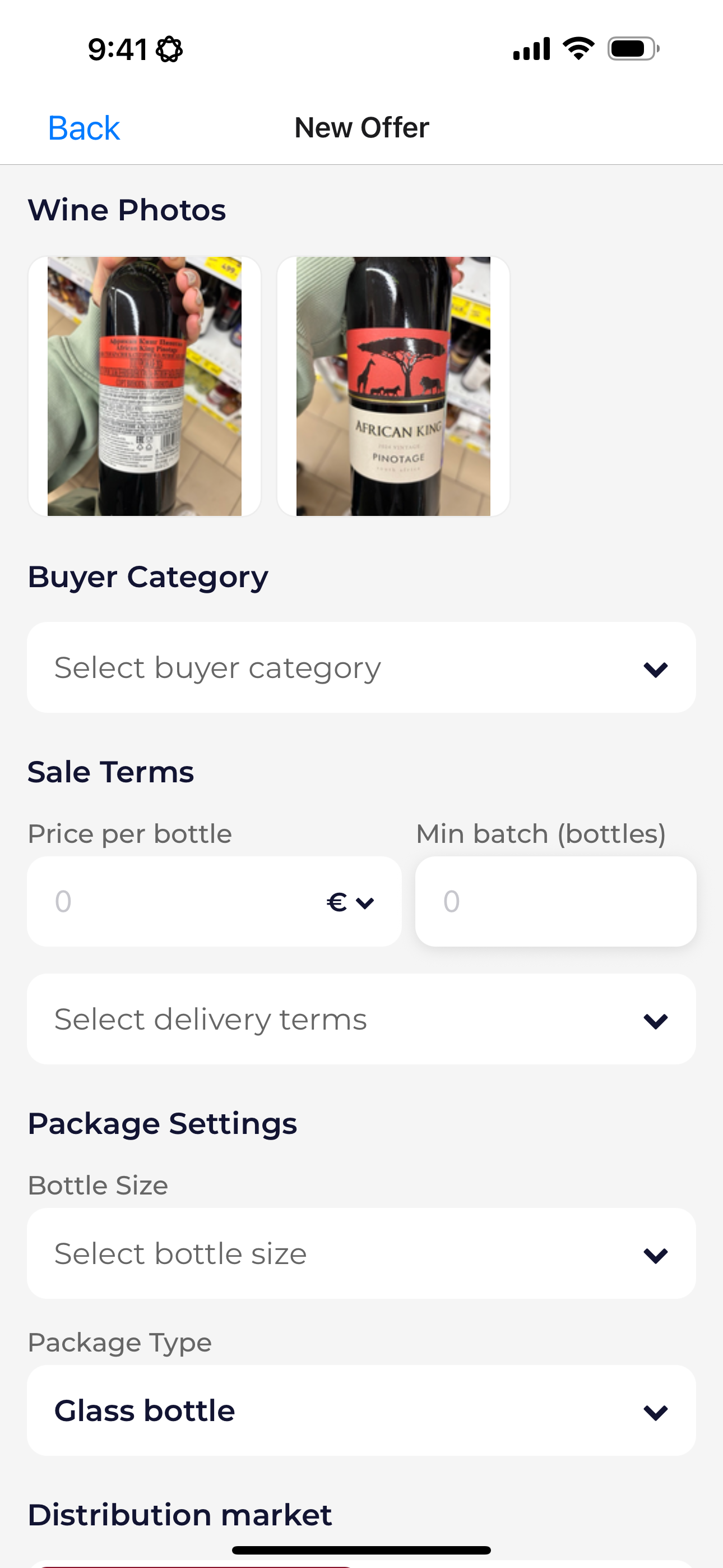 World Wine List screenshot 2