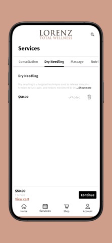 Lorenz Total Wellness - Mobile screenshot