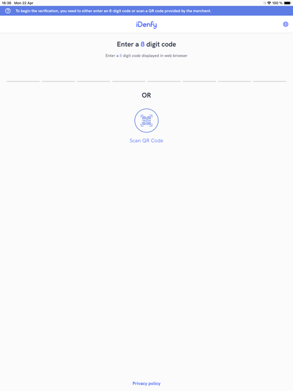 Screenshot #5 pour iDenfy Identity Verification