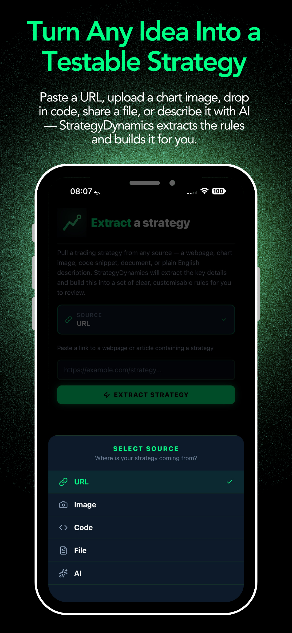 StrategyDynamics: Backtesting screenshot 4