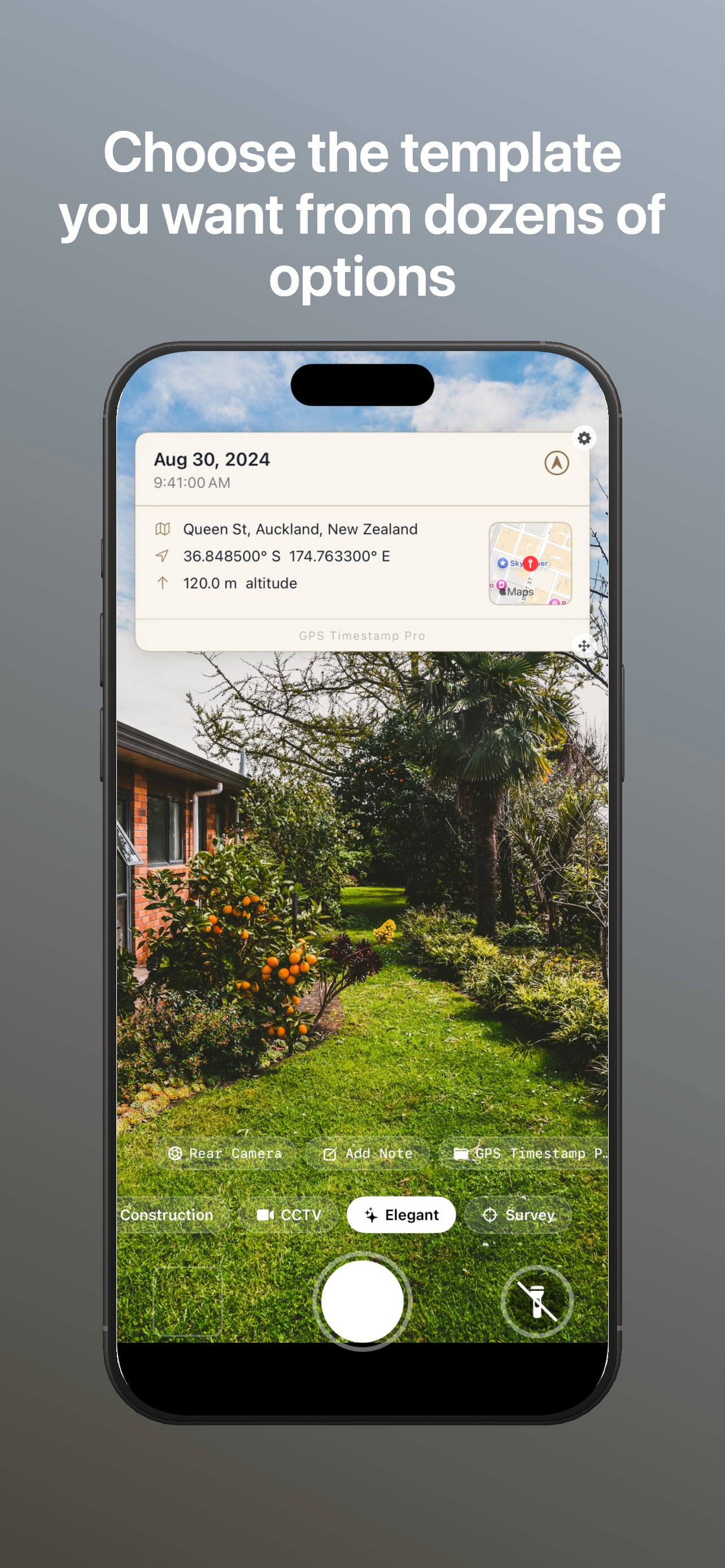 Screenshot 3 of GPS Timestamp Pro: Camera