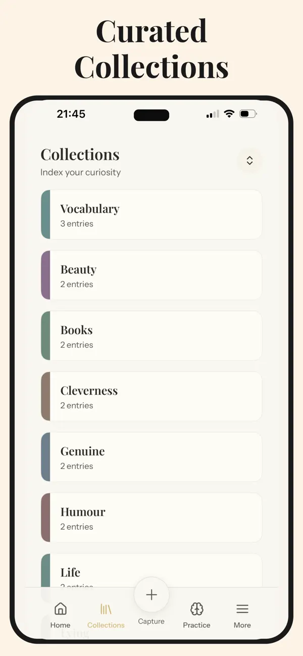 Screenshot #2 pour Commonplace: Notebook