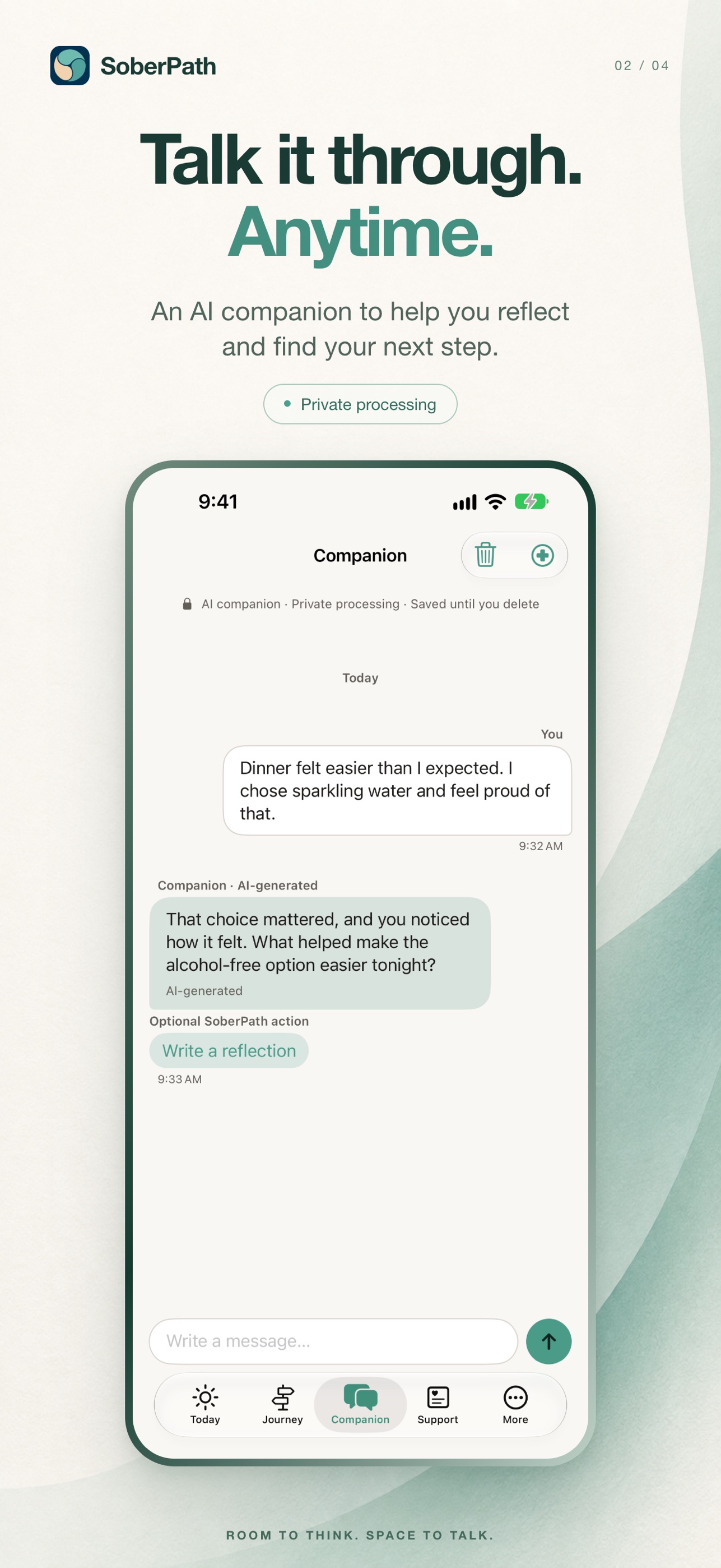 Screenshot 2 of Sober Path: Recovery Companion
