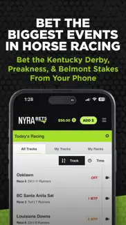 nyra bets - horse race betting iphone screenshot 2