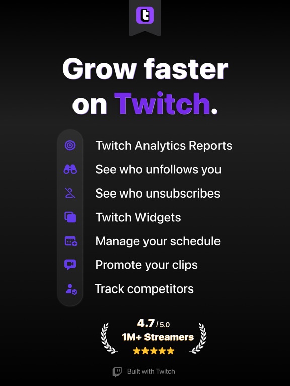 Screenshot #4 pour Stream Tracker for Twitch Live