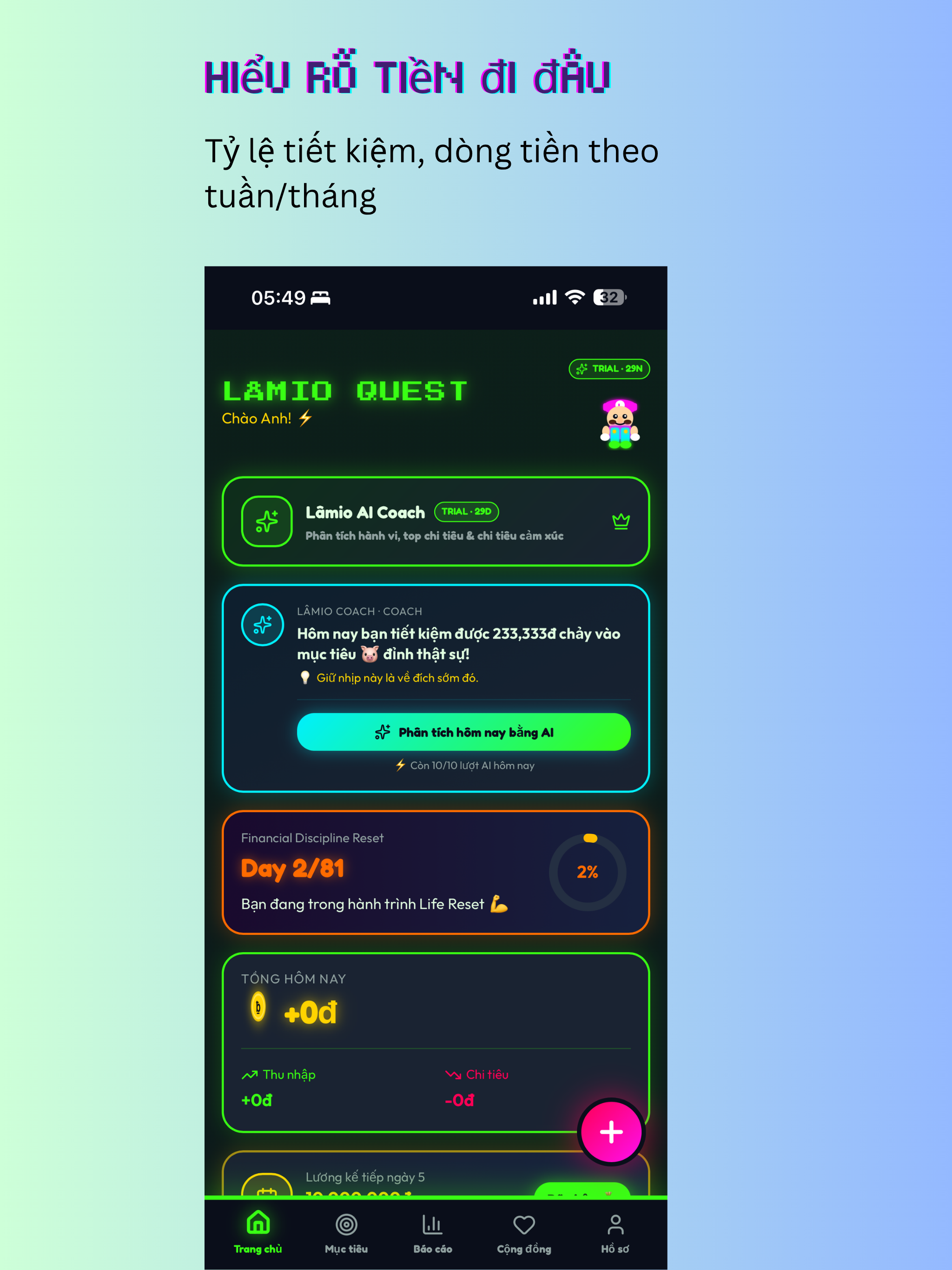 Lâmio Quest: Quản lý tiền screenshot 16