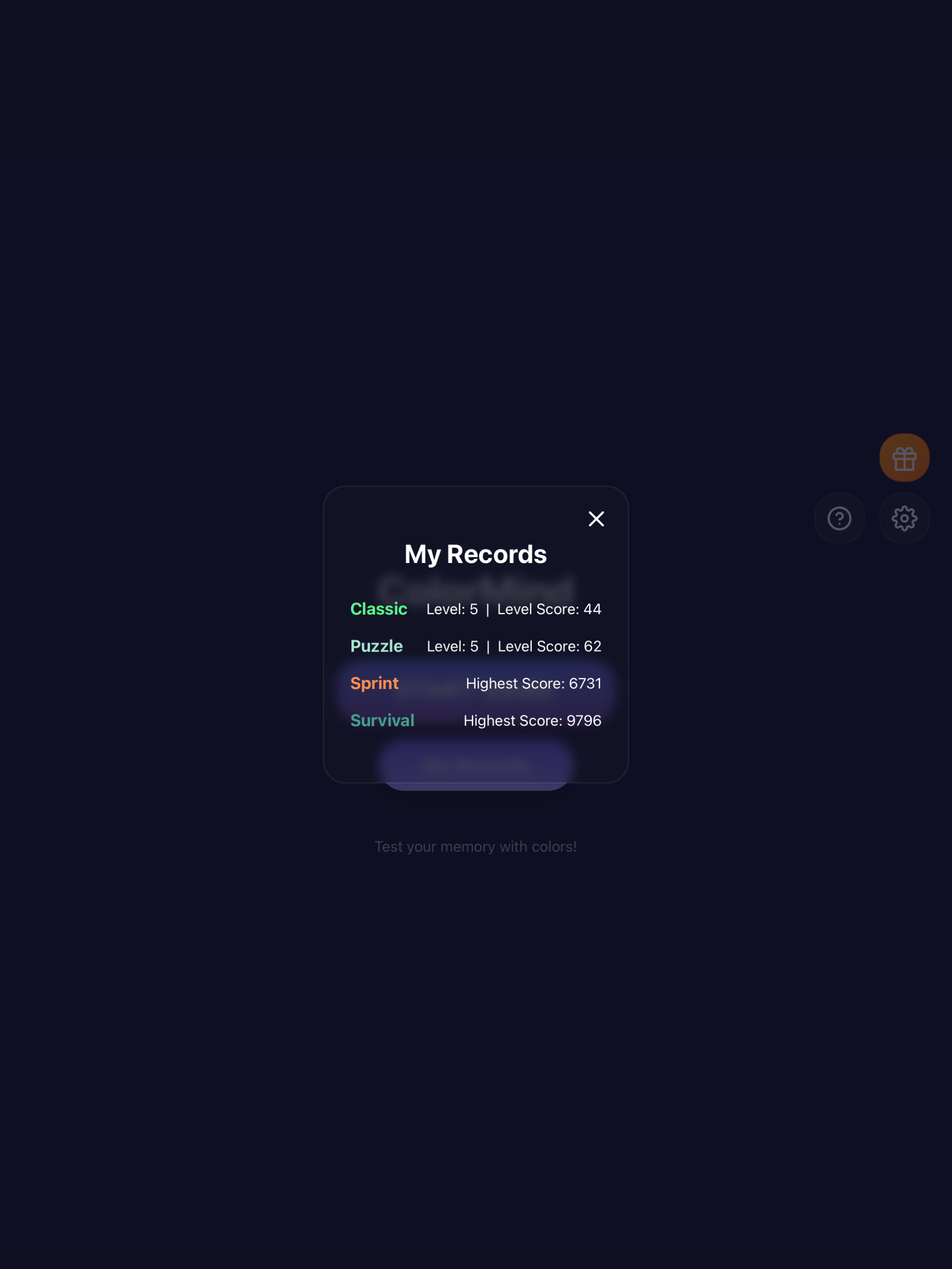 ColorMind: Memory Game screenshot 16