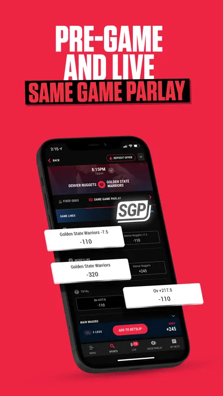 PointsBet Sportsbook & Casino screenshot 2 of 6