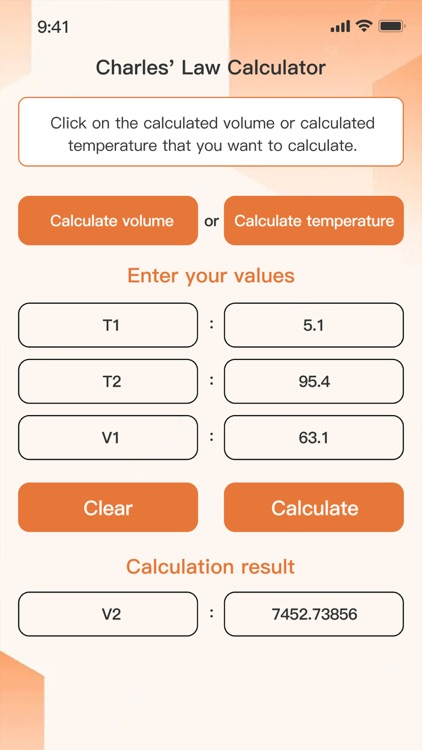 Charles Law Calculation
