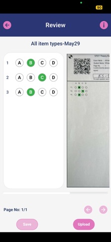 ScanNGrade iPhone screenshot