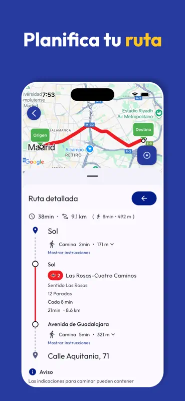 Madrid Metro Bus Cercanias screenshot 5 of 6