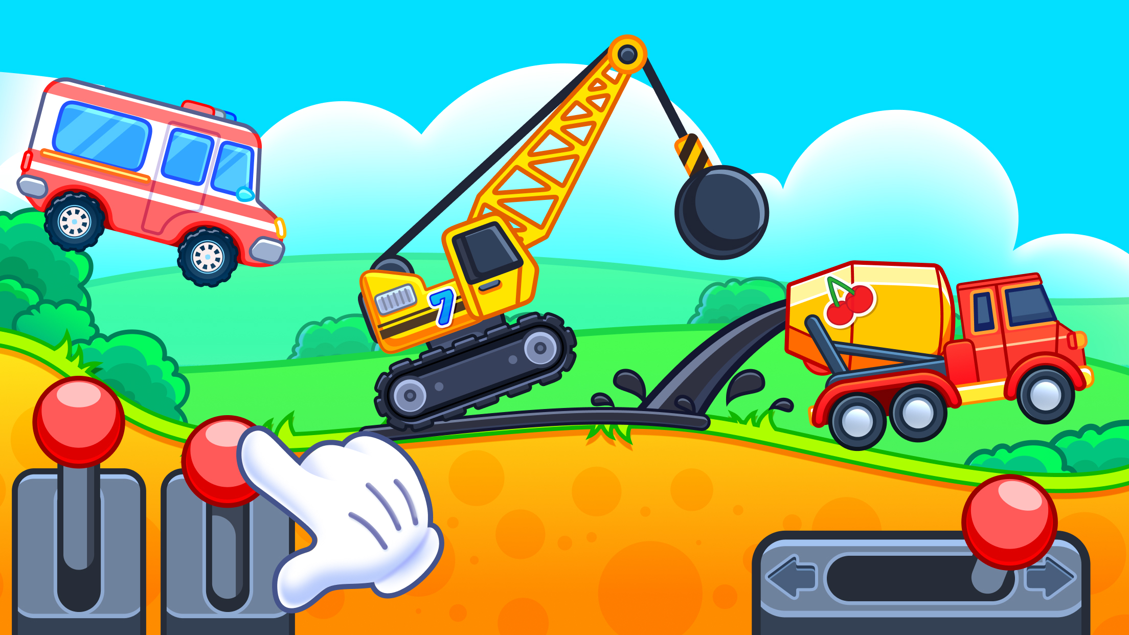 Truck Games for Kids 2-5 Years