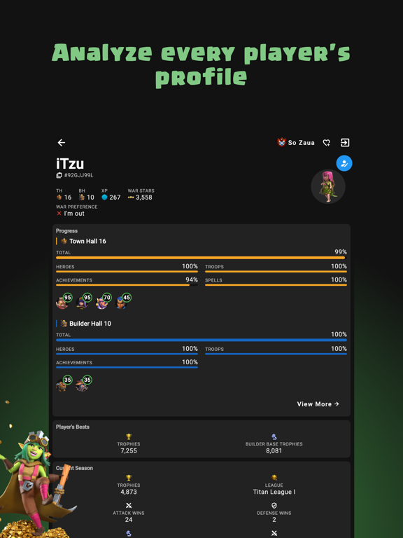 Clash of Stats iPad screenshot 5 - Reference app