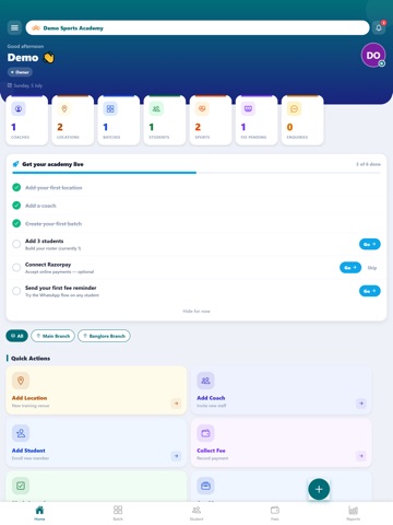 ArenaFlow iPad screenshot 4