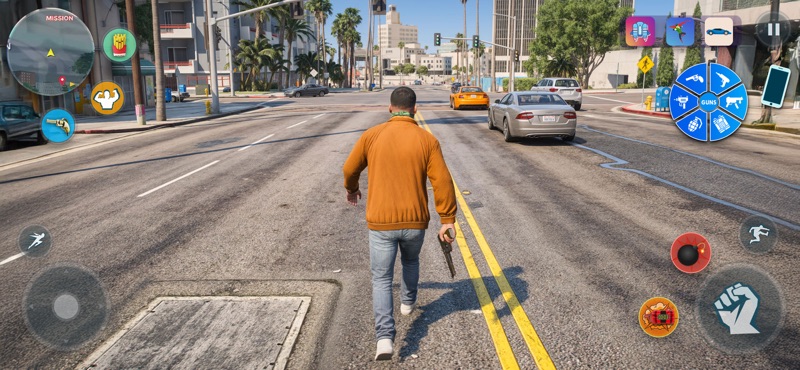 Grand Guerra Cidade Gang Herói screenshot 2