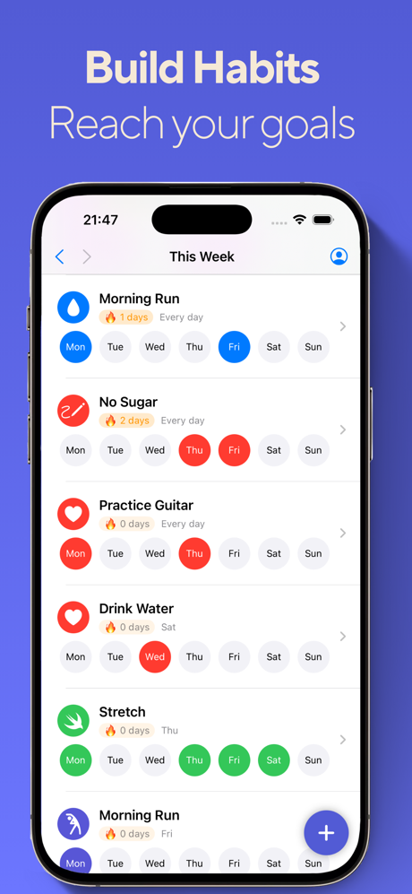 Habit Tracker: HabitFlow Screenshot