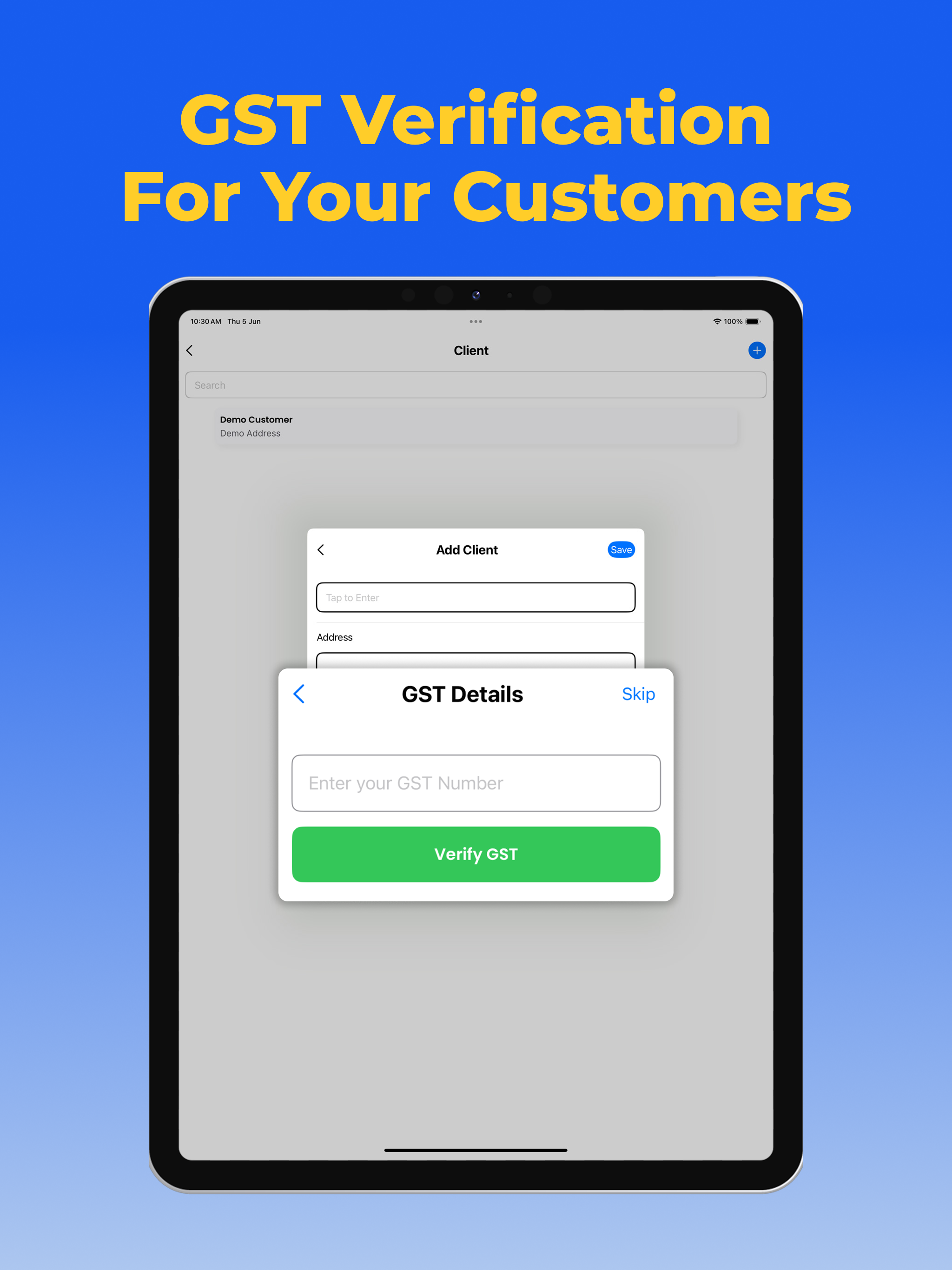 Invoice Maker & GST Billing