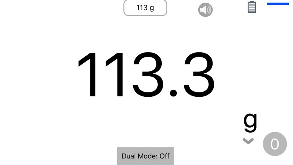 #2. Just Scale kitchen scale (iOS) 由: ReFleX Wireless Inc.