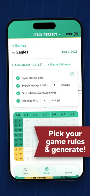 Lineup Card Pro screenshot 2