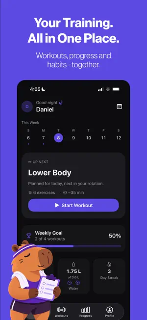 GymFlow: Workout Tracker screenshot 1