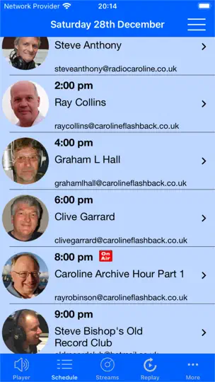 Captura de pantalla de Caroline Flashback en iPhone 2